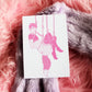 Pastel Pink Non-Binaries in Knots Shibari Fox A6 Print