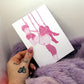 Pastel Pink Non-Binaries in Knots Shibari Fox A6 Print