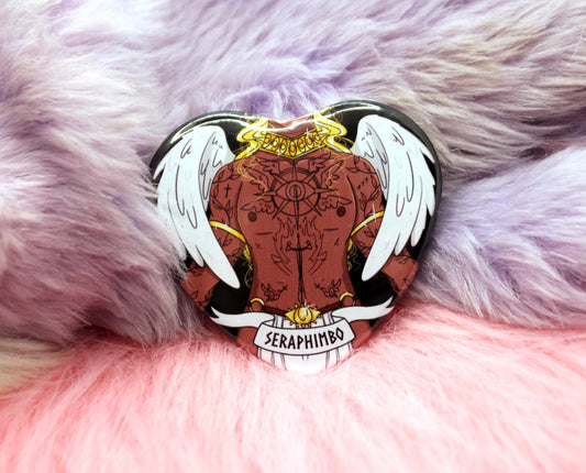 Seraphimbo Angel Heart Badges (55mm)