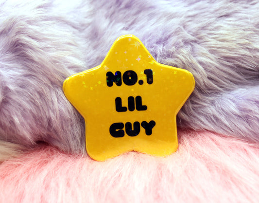 No.1 Lil Guy Star Badge (55mm)