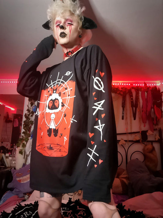 Cult of the Lamb Long-sleeve T-shirt (Sizes: S-XXL)