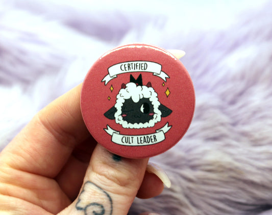 Cult of the Lamb Certified Cult Leader Badge (38mm)