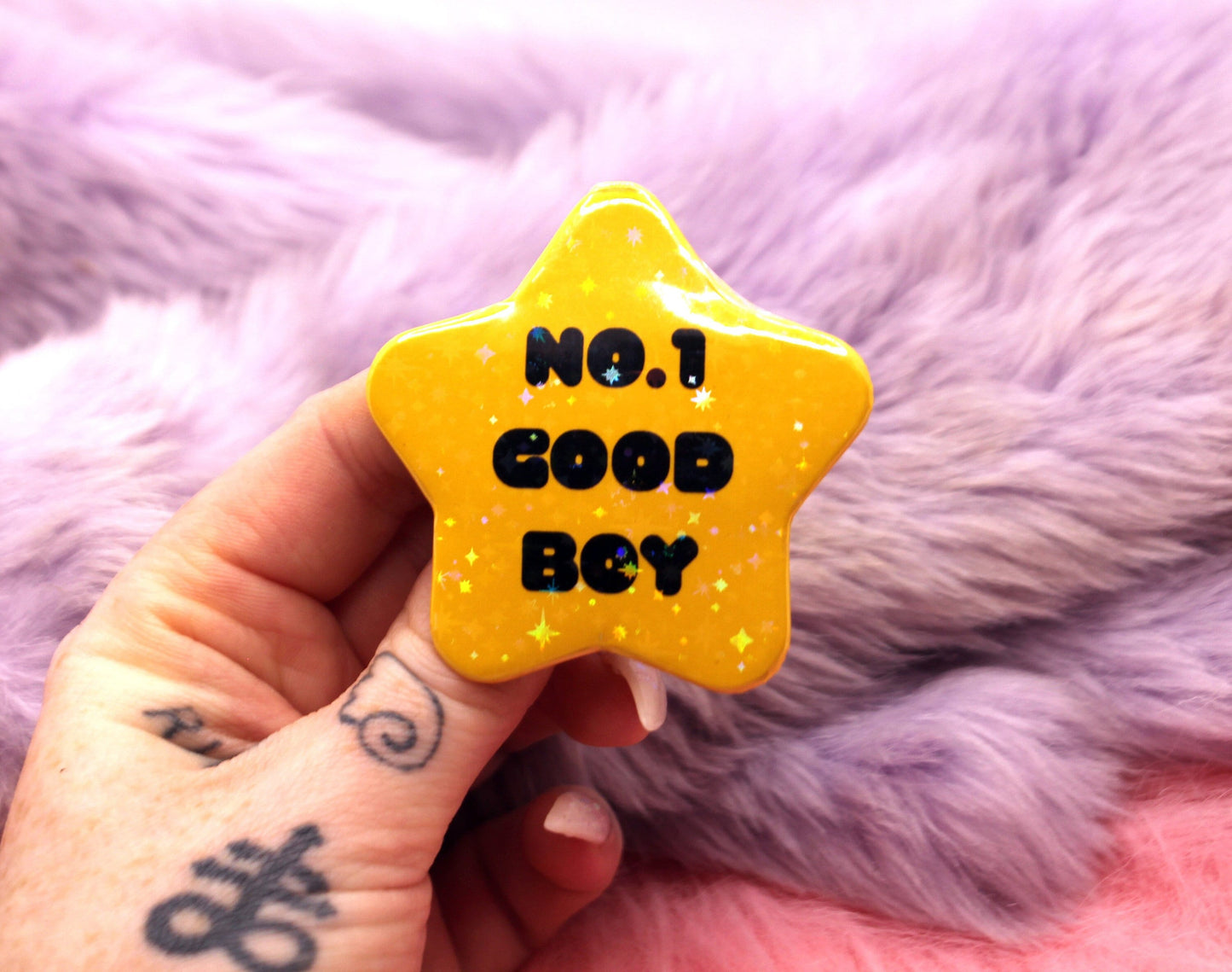 No.1 Good Boy Star Badge (55mm)