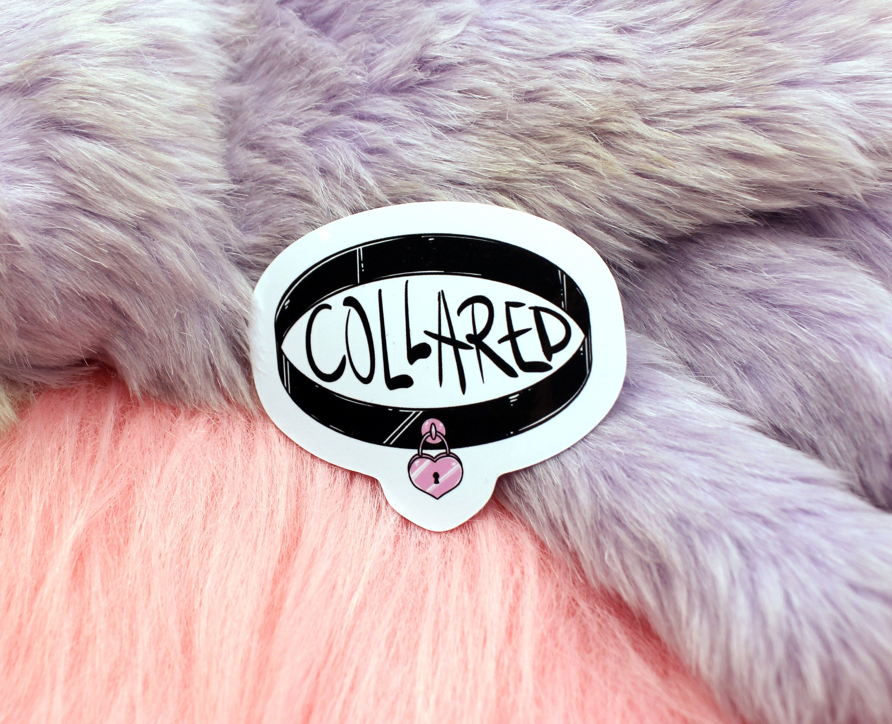 Collared Sticker – OccultTrash