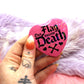 Our Flag Means Death Heart Badge (55mm)