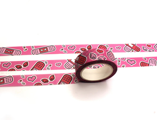 Pink Menhera Washi Tape 1.5cm x 10m