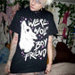 Black Werewolf Boyfriend T-shirt