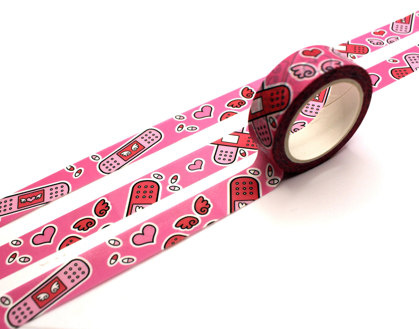 Pink Menhera Washi Tape 1.5cm x 10m