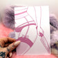 Pink Knife A6 Print B