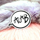 ACAB Speech Bubble Sticker (60mm)