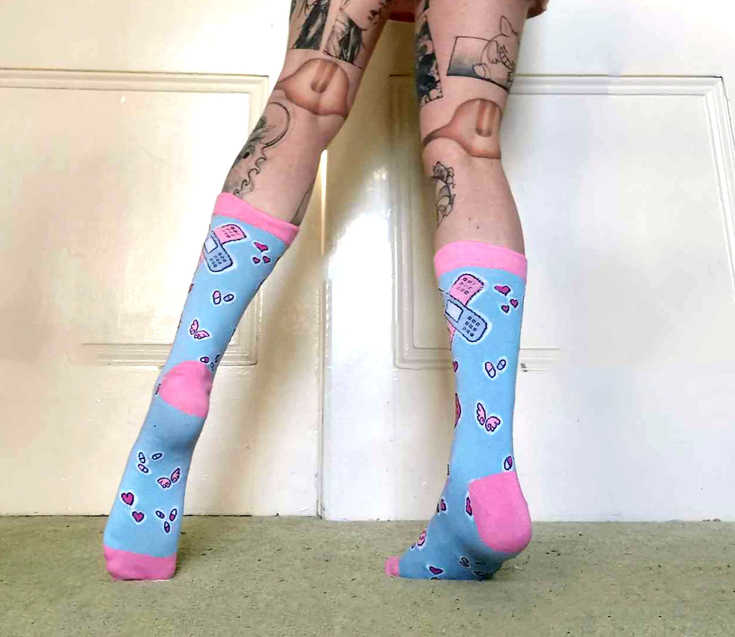 Pastel Menhera Socks (Size 3-8 UK)