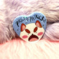 Pretty Patrick PuppyCat Heart Badge (55mm)