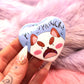 Pretty Patrick PuppyCat Heart Badge (55mm)