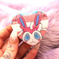 Sylveon Trans Heart Badge (55mm)